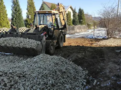 BAŃ-KOP Usługi koparką Firma Budowlana Bytom Śląsk Koparka
